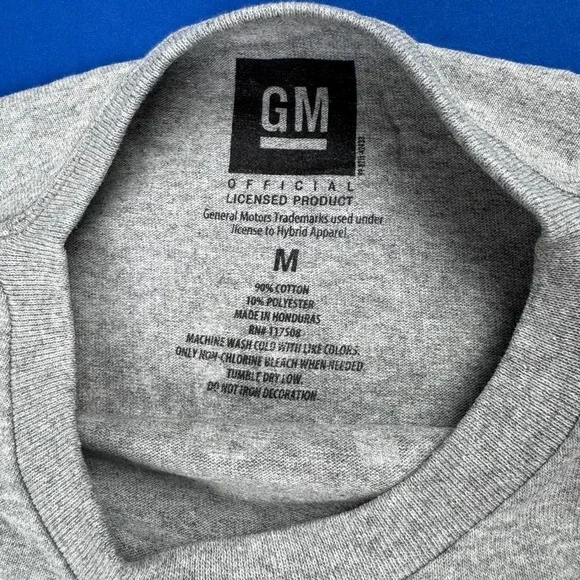 Chevrolet American Classic‎ Graphic T Shirt Grey Size M GM Licensed - Picture 6 of 6